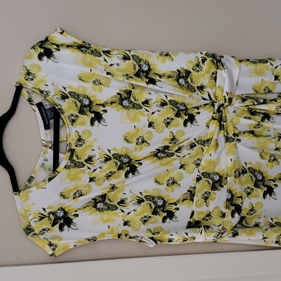 Yellow Flower Ashley Stewart Dress - Picture 2 of 4